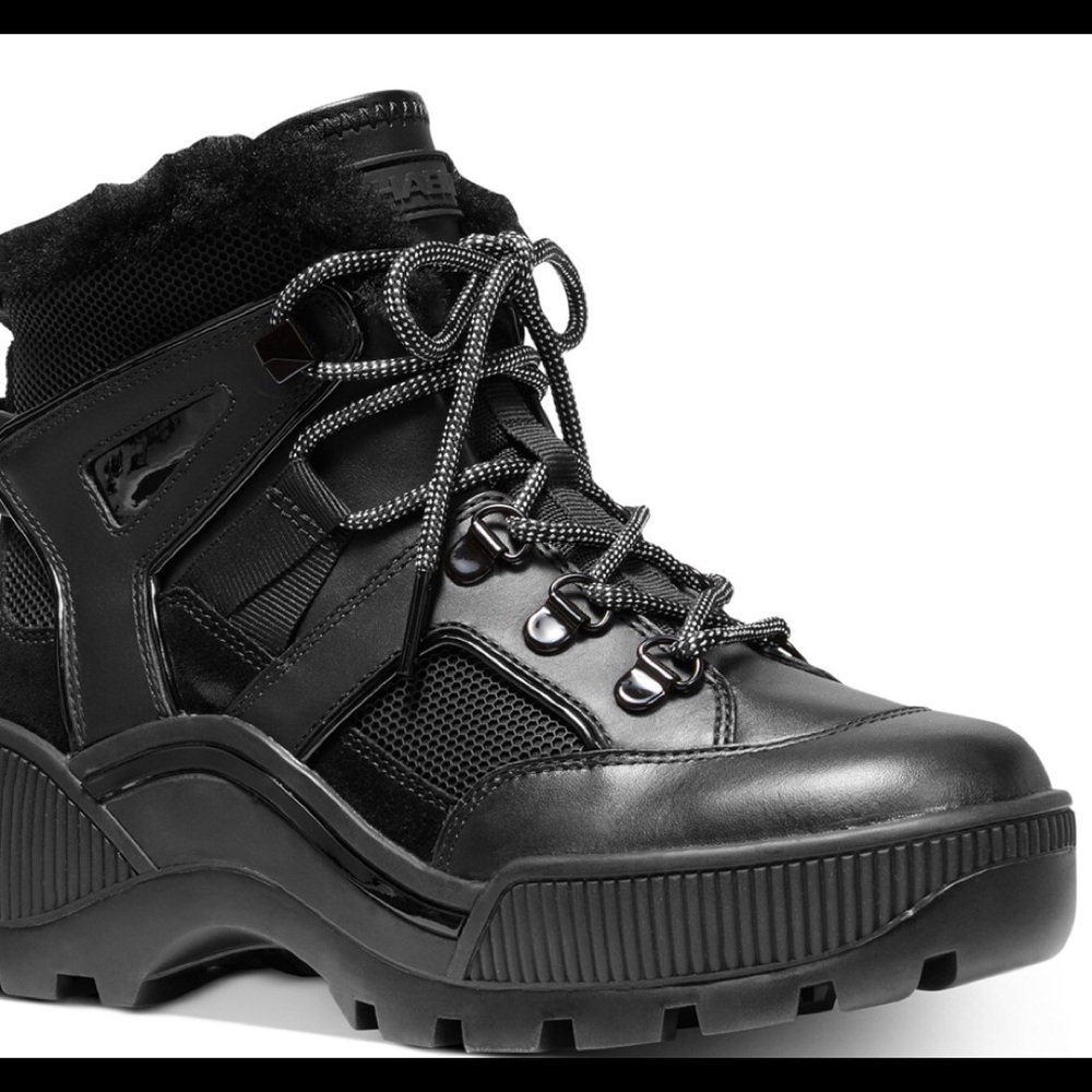 Michael Kors Brooke combat boots, size 6